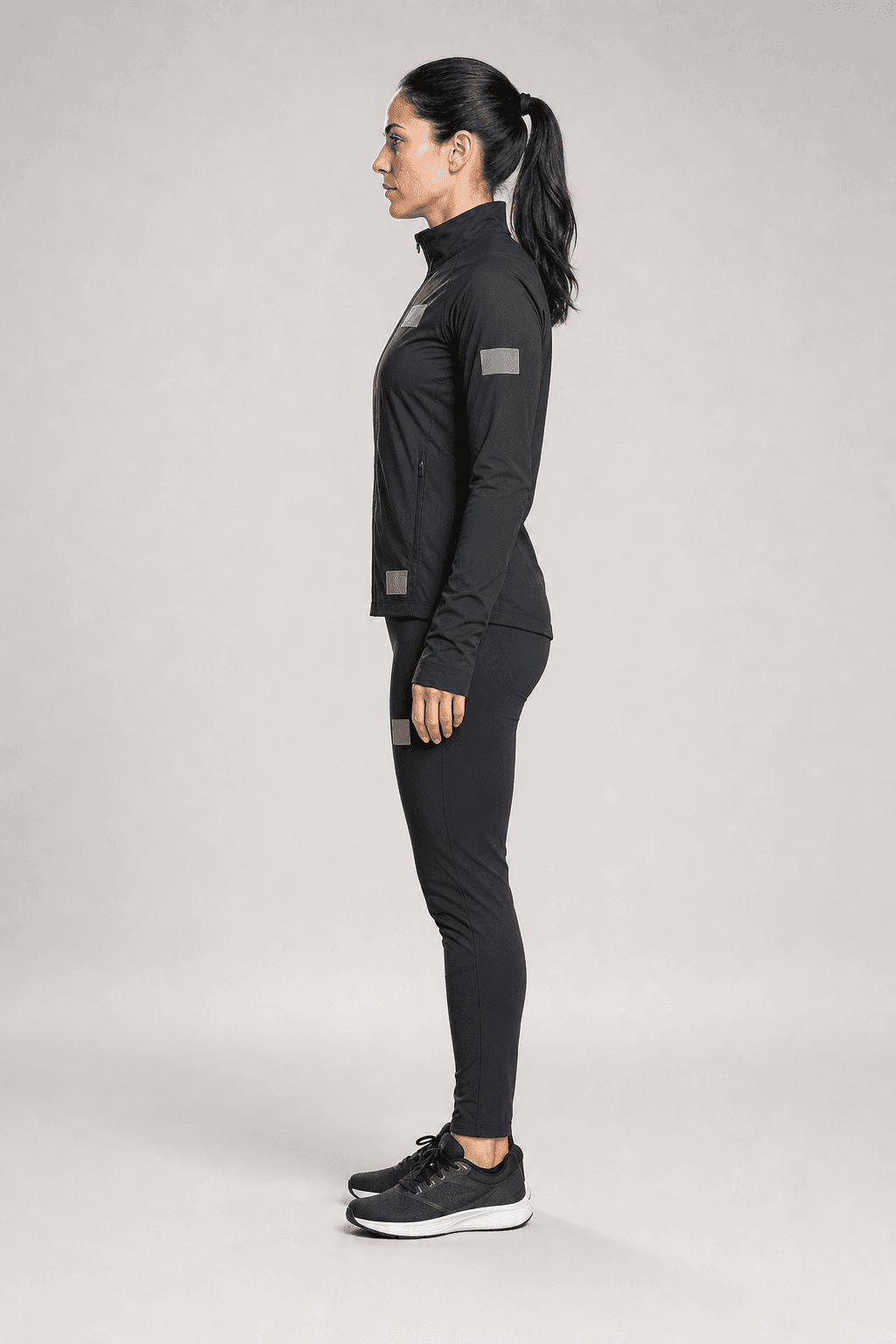 Athlete race side placement look